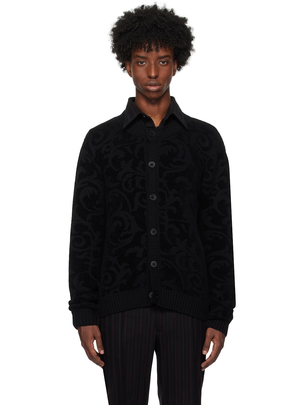 トップス ERNEST W.BAKER Color Block Cardigan Ernest W Baker Black & White Colorblock Cardigan | ModeSens