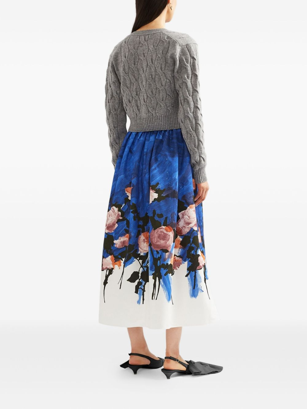 cable-knit cardigan - 4