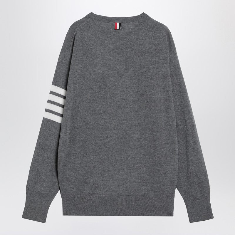 Thom Browne Wool Sweater In Gray Men - 2