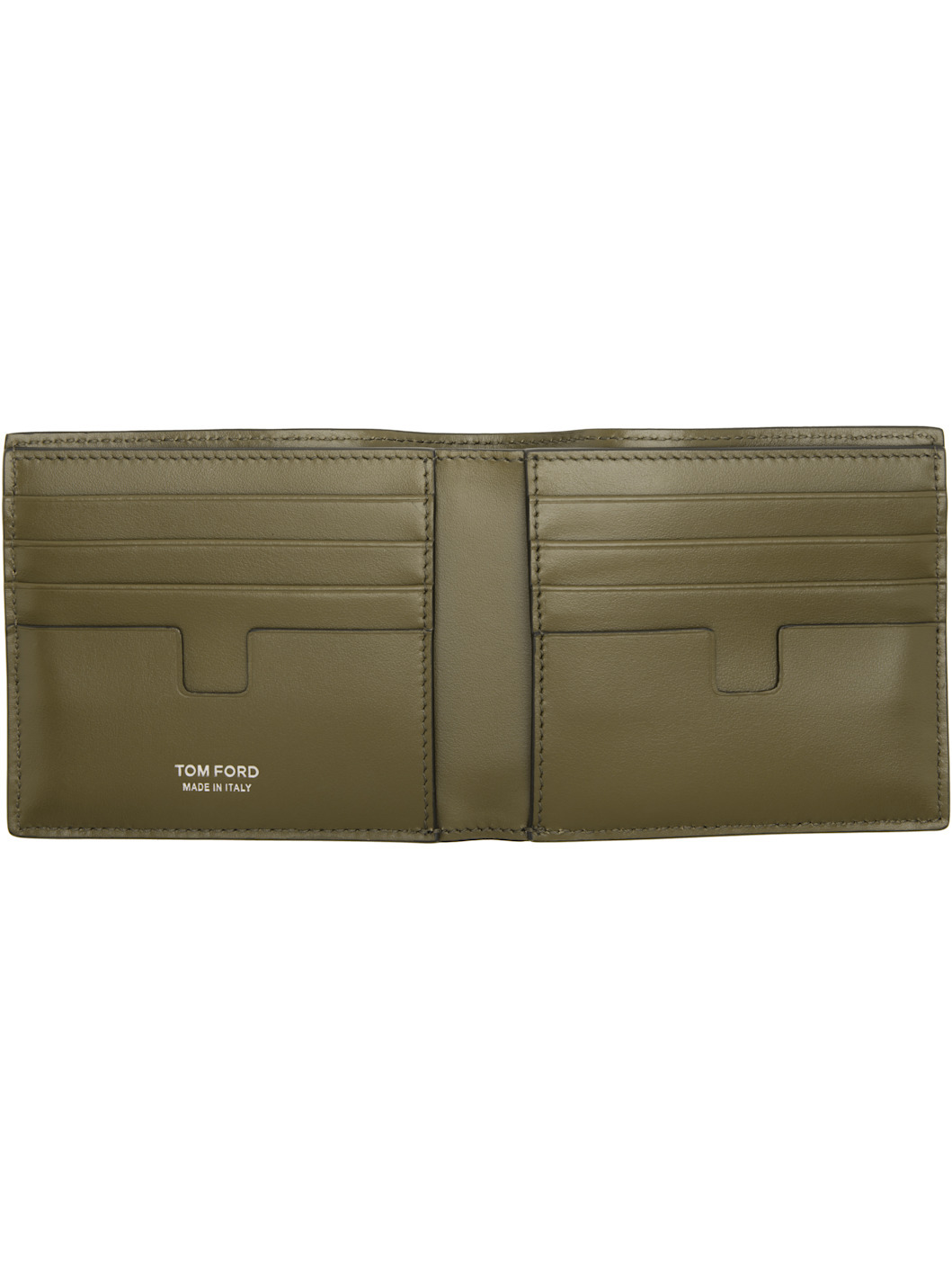 Khaki T Line Classic Bifold Wallet - 3