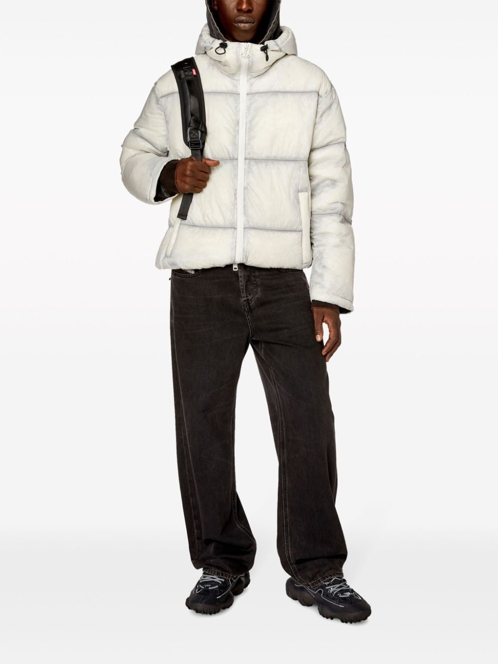 W-Baskin hooded down jacket - 2