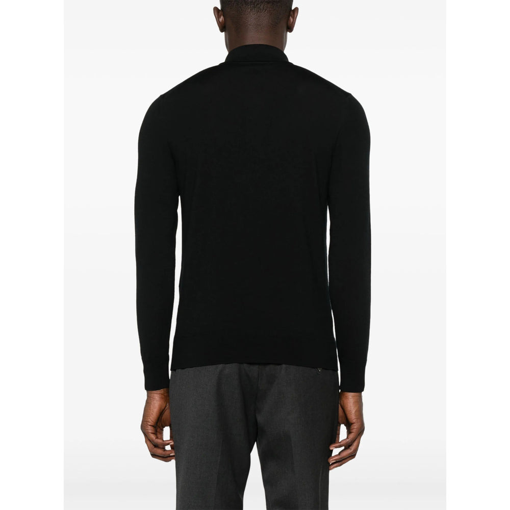 Tom Ford Black Polo Shirts Men - 4