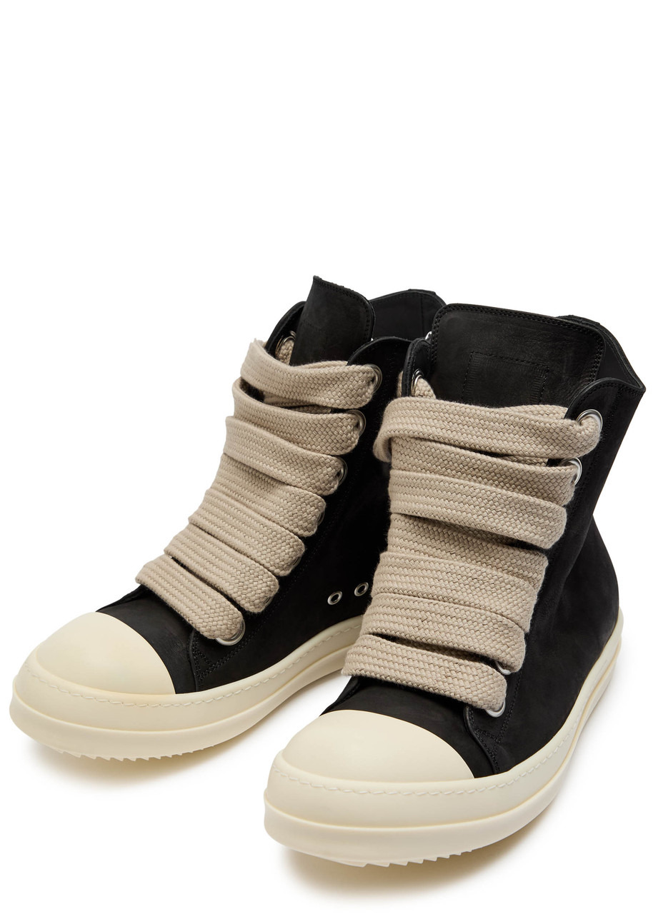 Rick Owens Jumbolace Suede Sneakers - 3