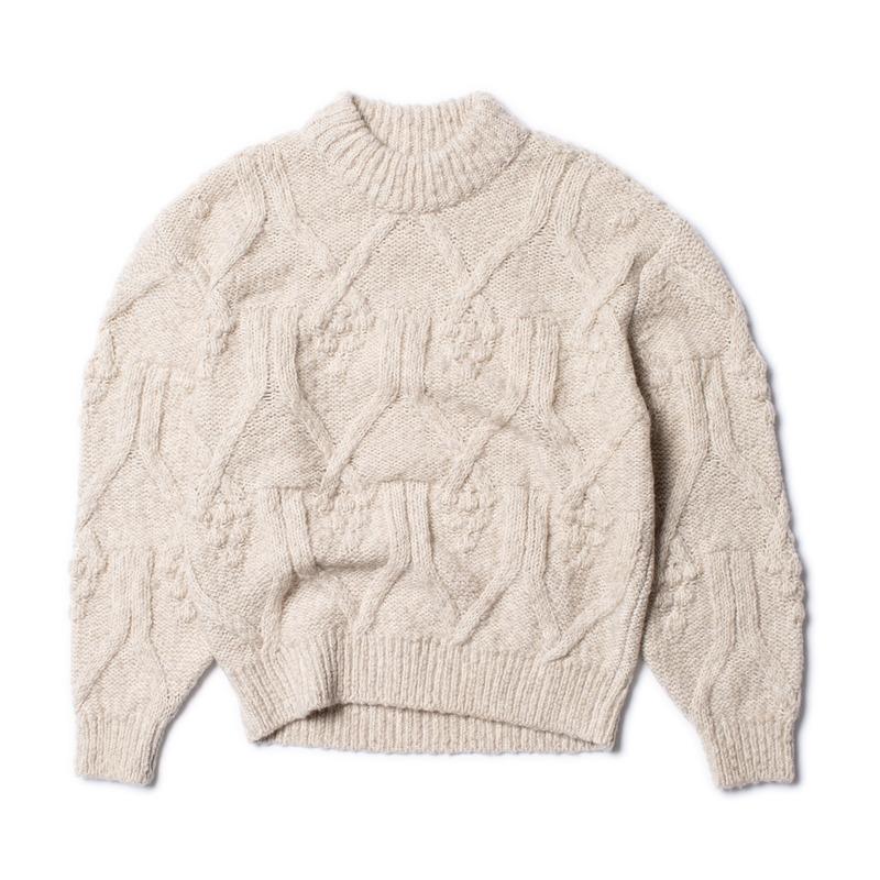 Elsa Cable Knit Oat - 7