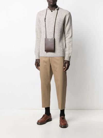 Aspesi ribbed-trim wool jumper outlook