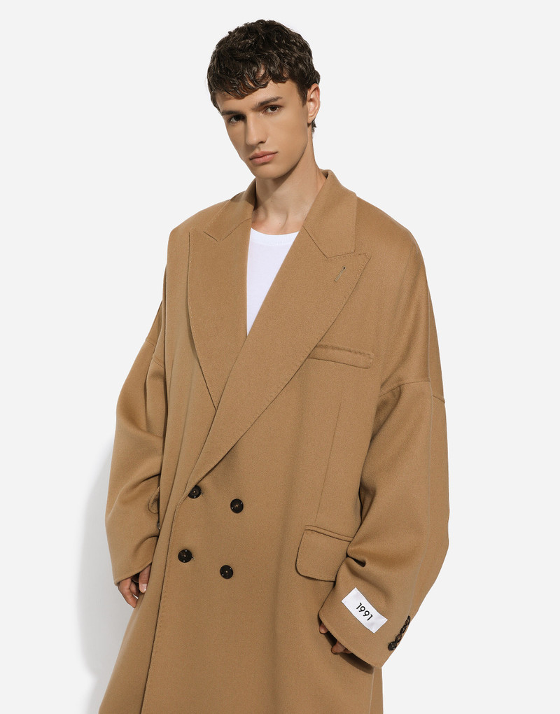 Double-breasted double cashmere coat 4