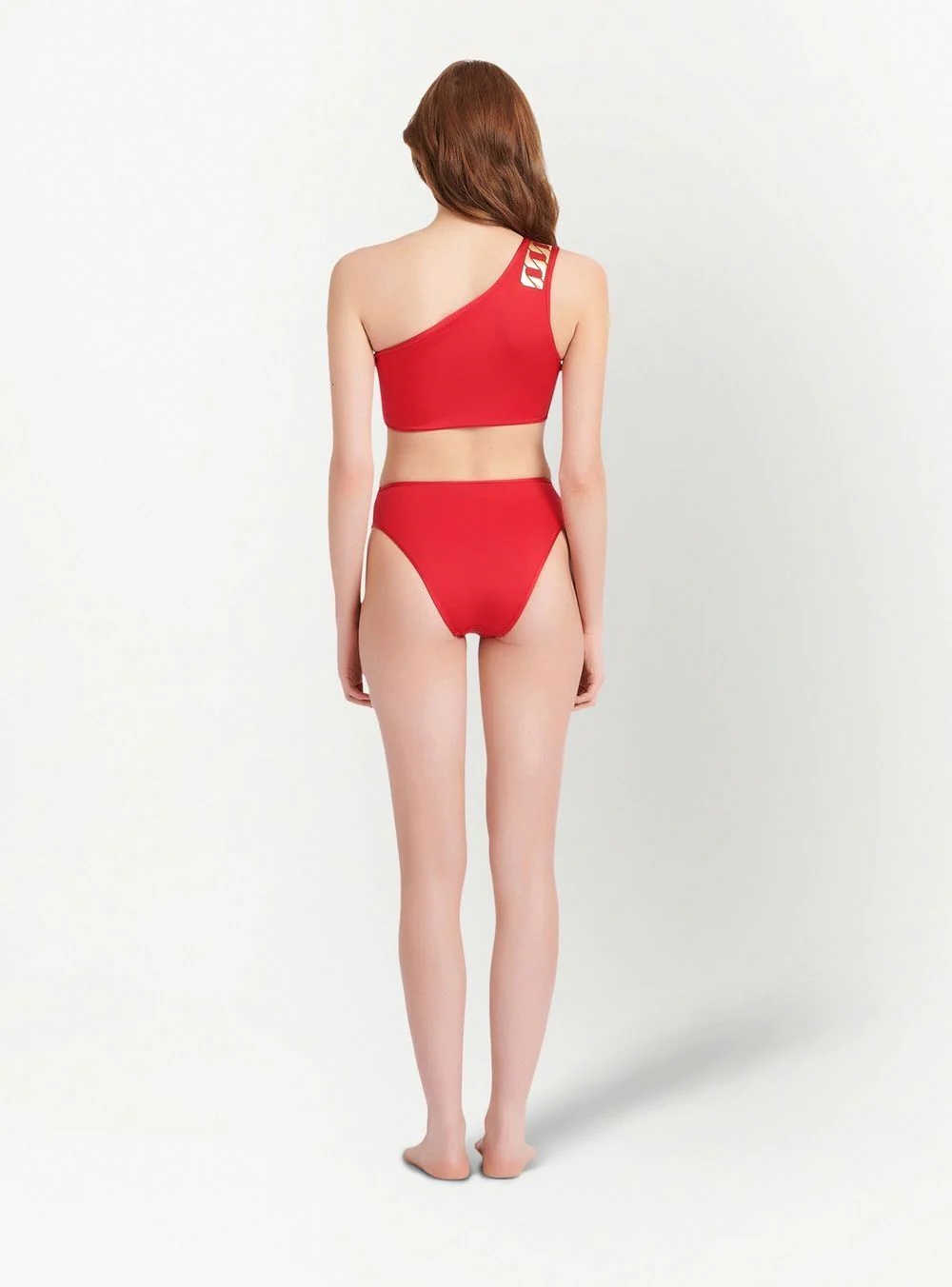 chain link print bikini set - 4