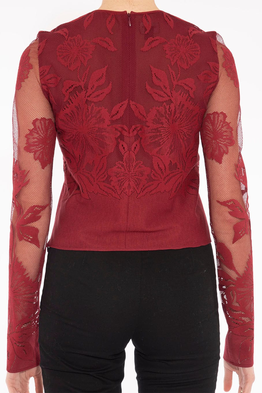 Macrame Long Sleeve Blouse - 3