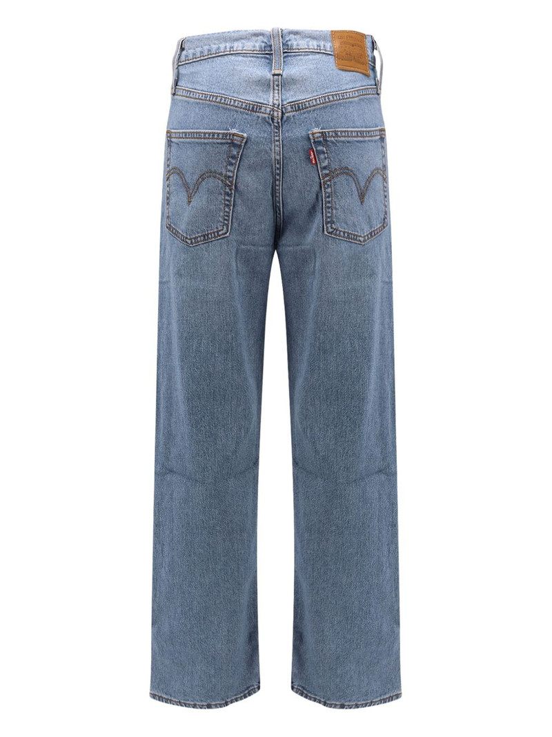 Levi's logo-patch straight-leg jeans outlook