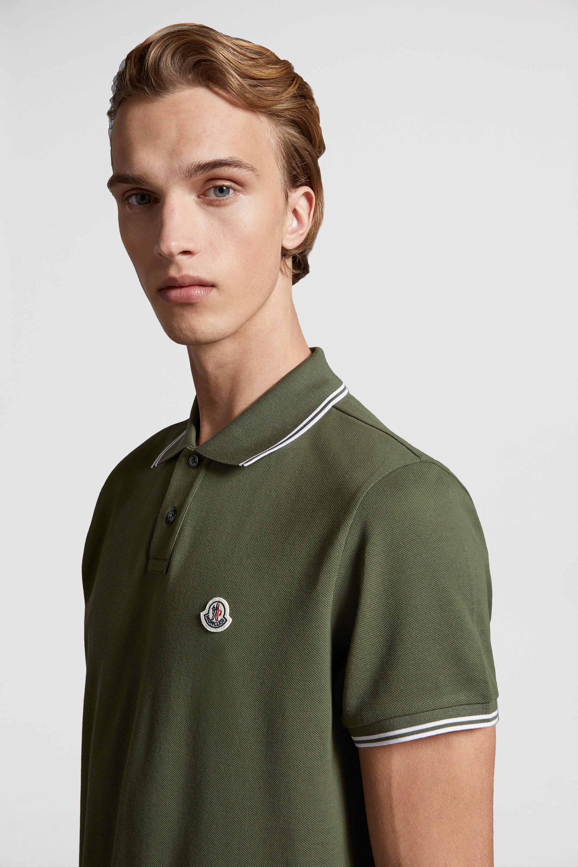 Logo Patch Cotton Polo Shirt - 4