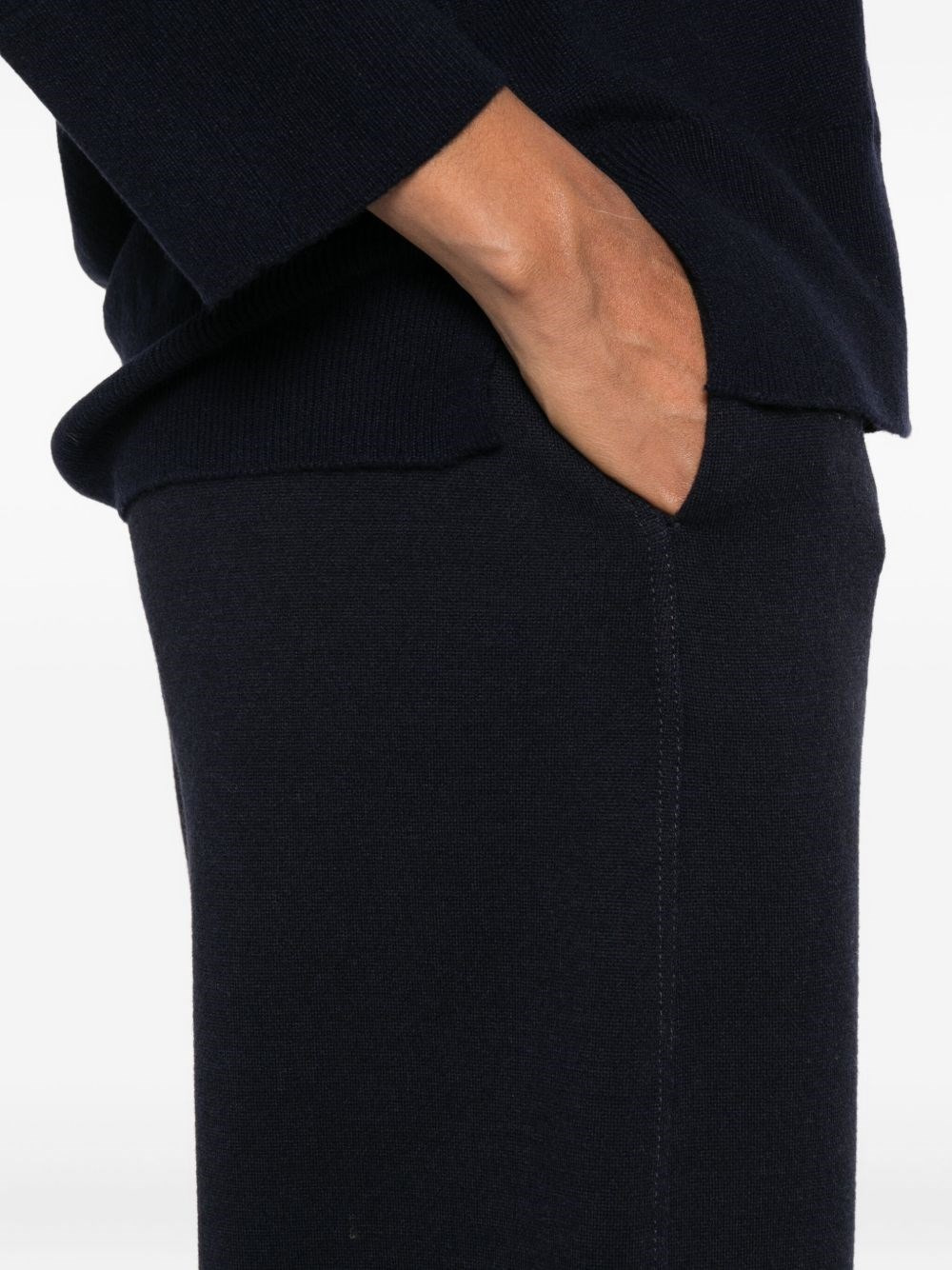 Wool and cotton trousers - 4