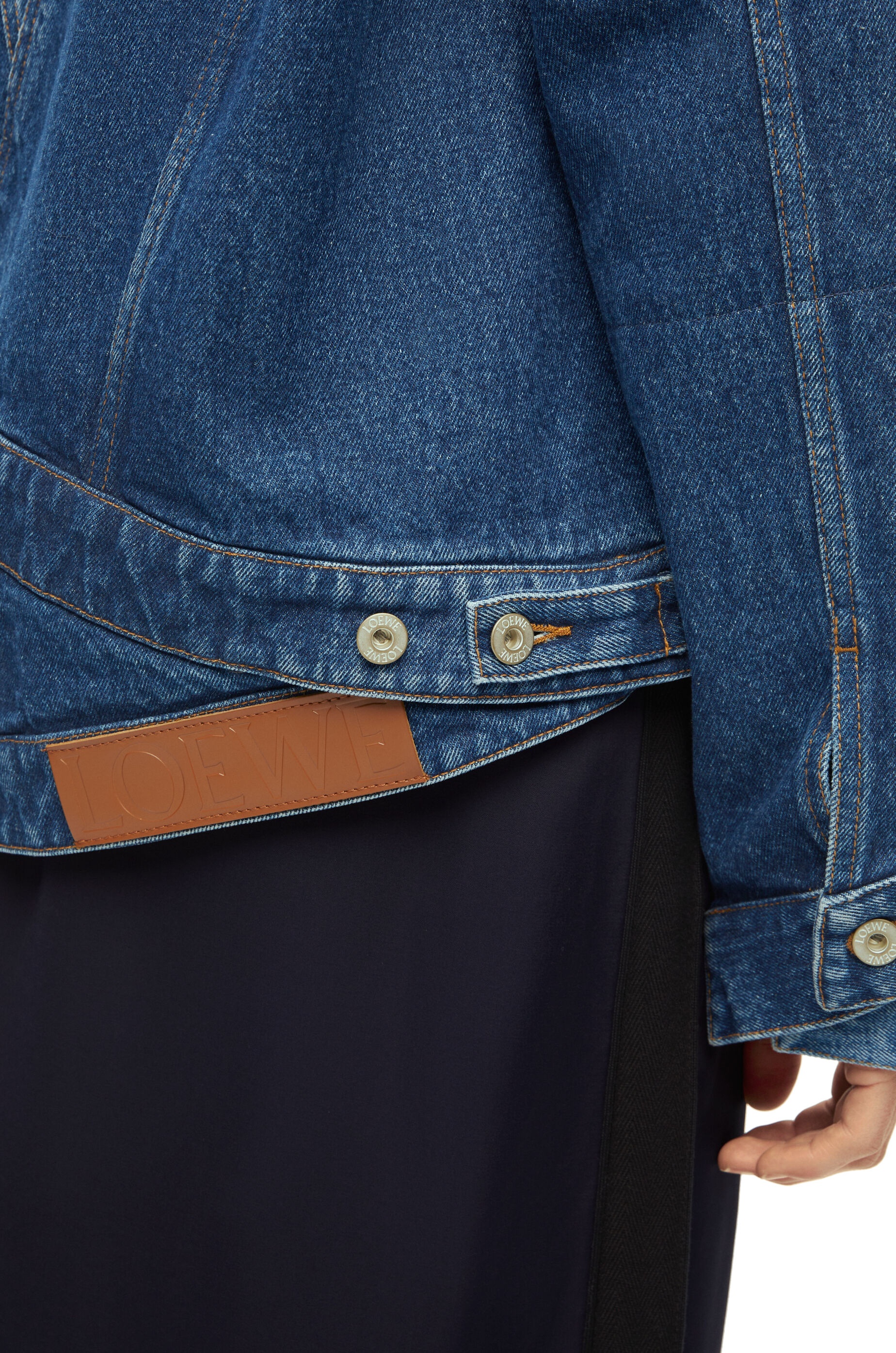 Deconstructed jacket in denim - 5