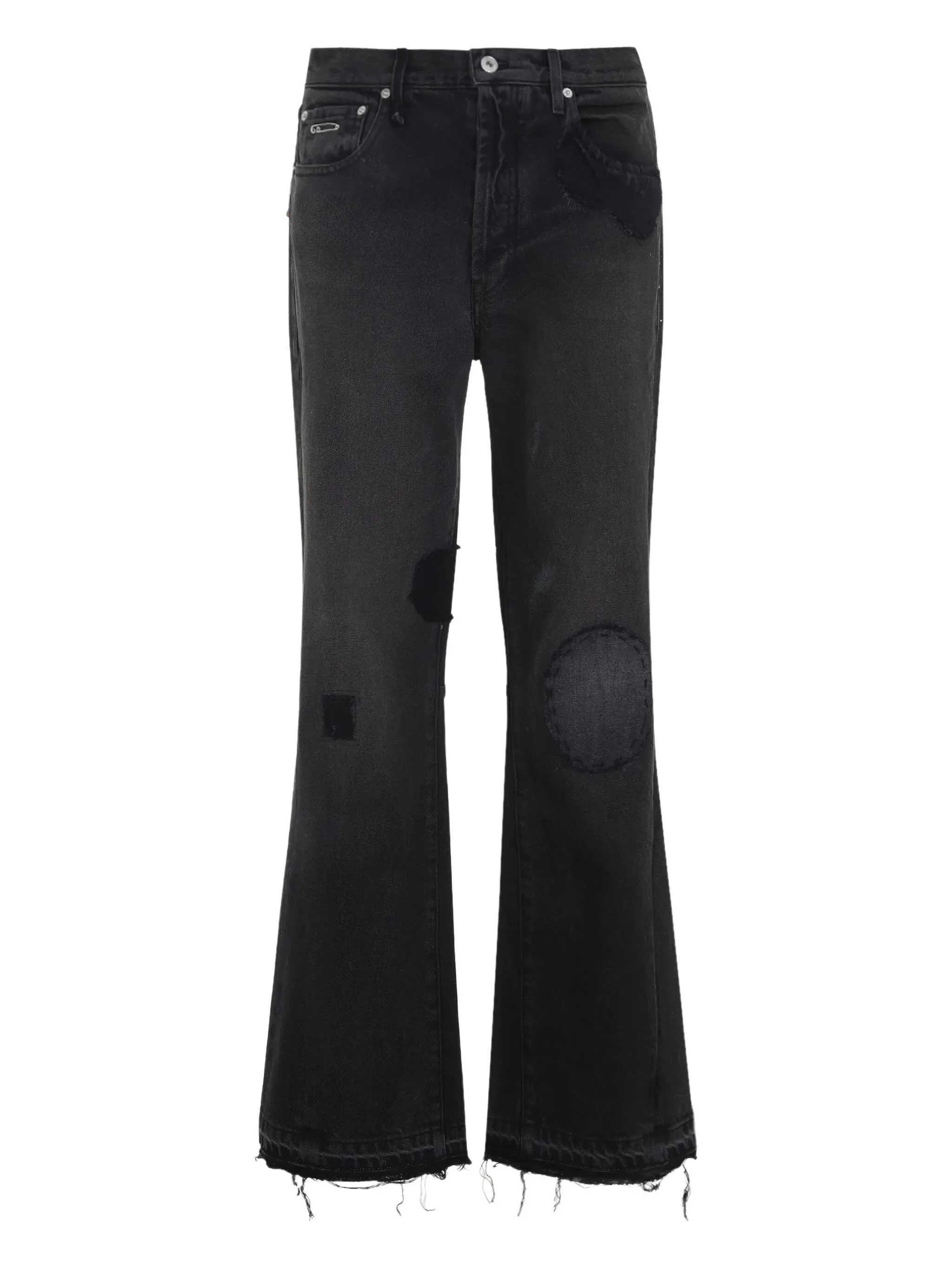 Gallery Dept. Patched Frayed Jeans - 1