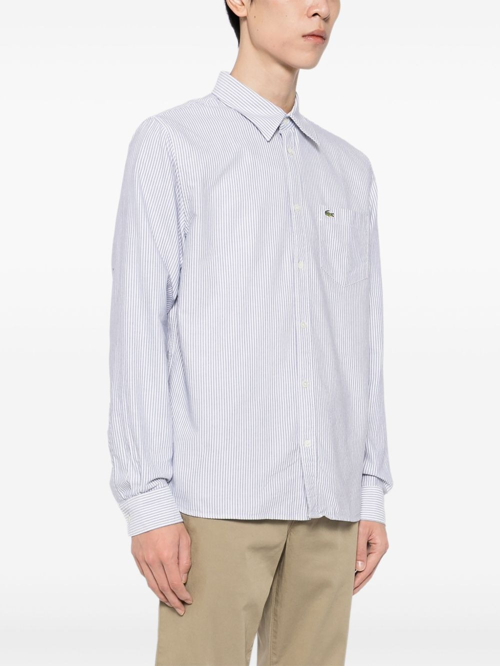 logo-patch shirt - 3