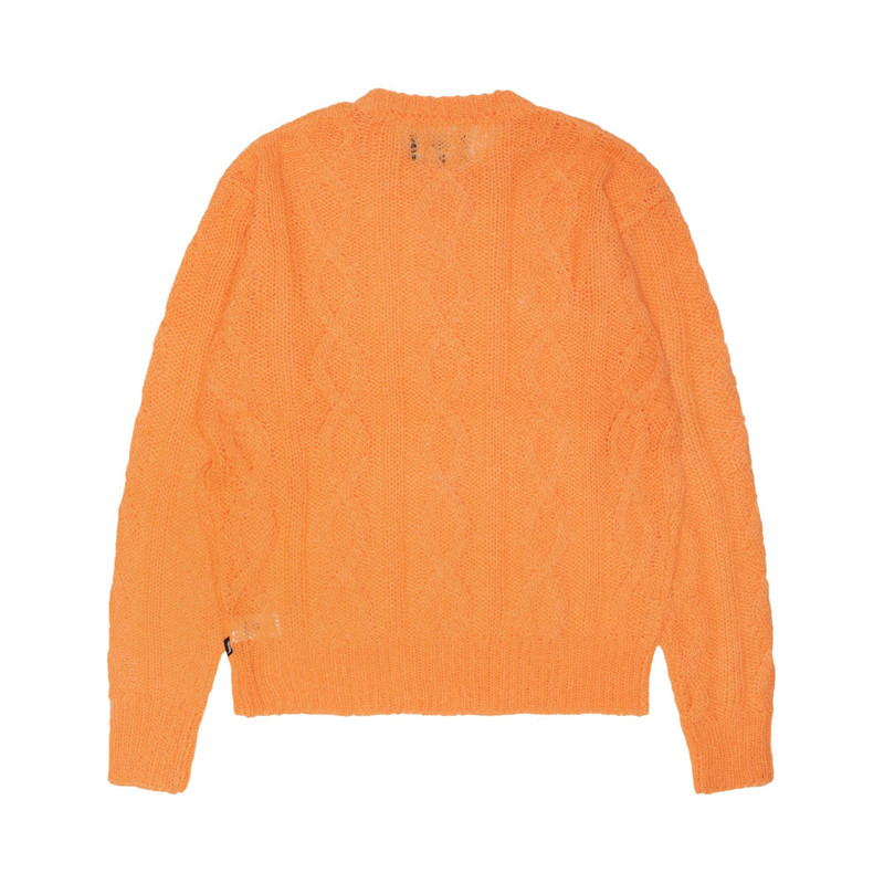 Stüssy Stussy Cable Loose Knit Sweater 'Melon' outlook