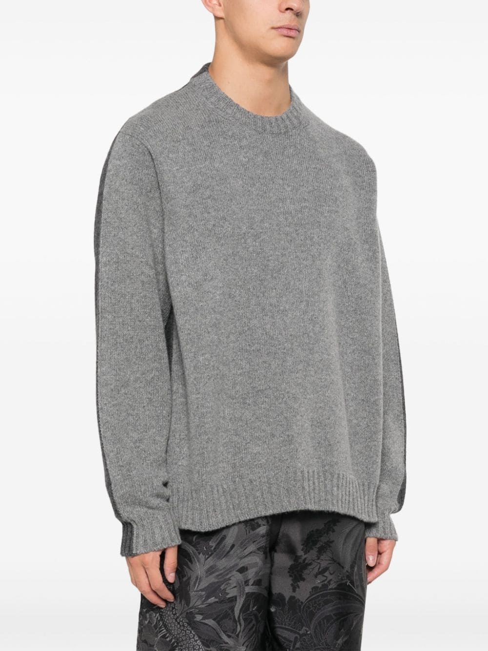 two-tone sweater - 3