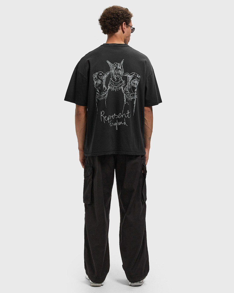 REPRESENT Hand Drawn Thoroughbred Dogs T-Shirt outlook