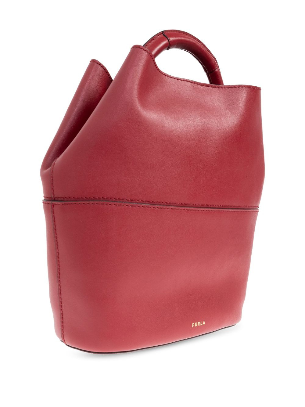 Sfera leather bucket bag - 3