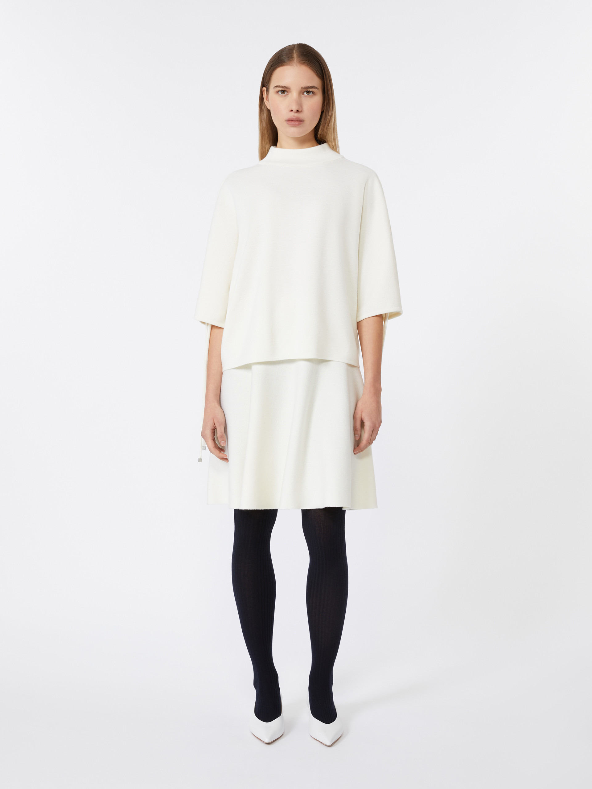 UBALDA Cotton and viscose crêpe miniskirt - 2