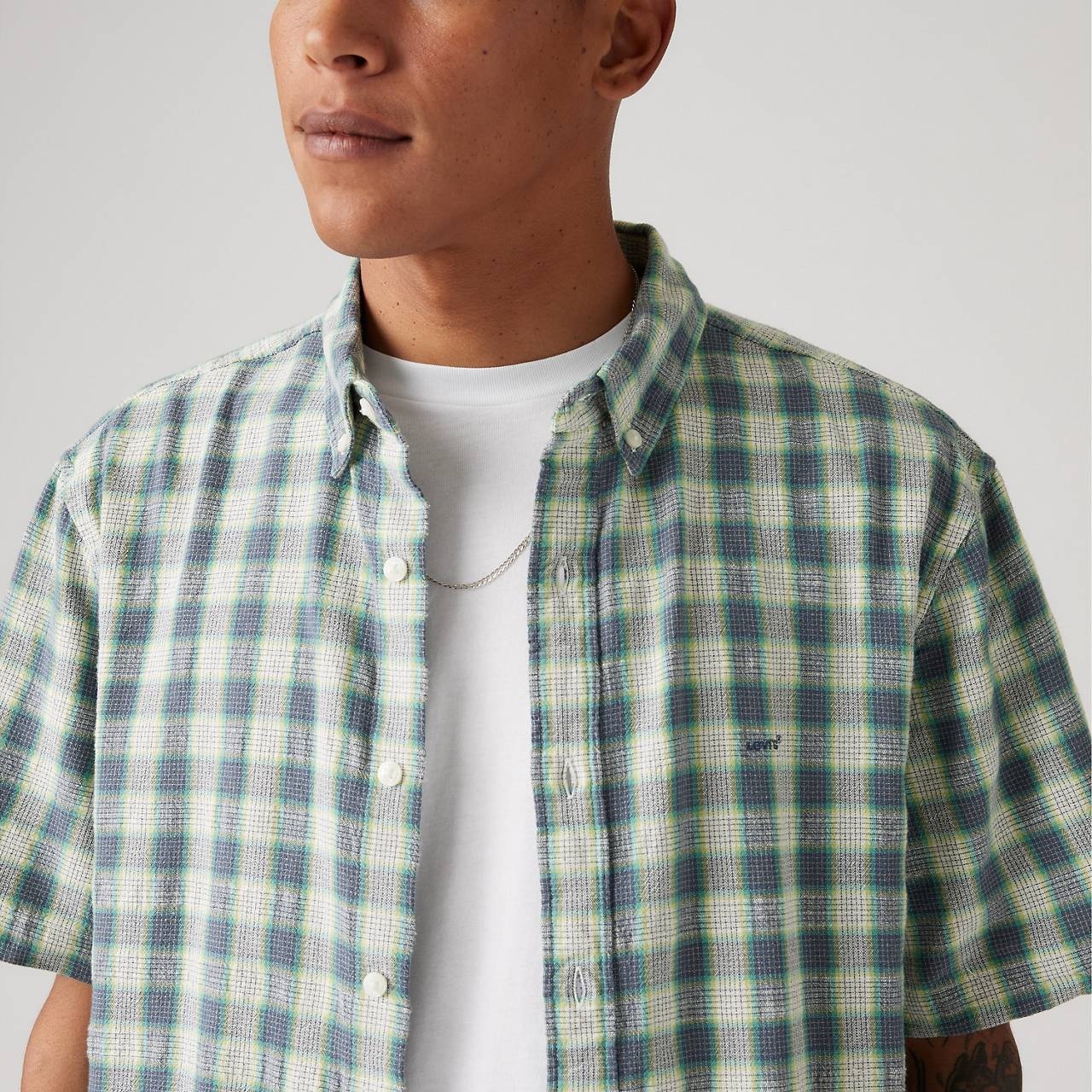 SHORT SLEEVE AUTHENTIC BUTTON-DOWN SHIRT - 5