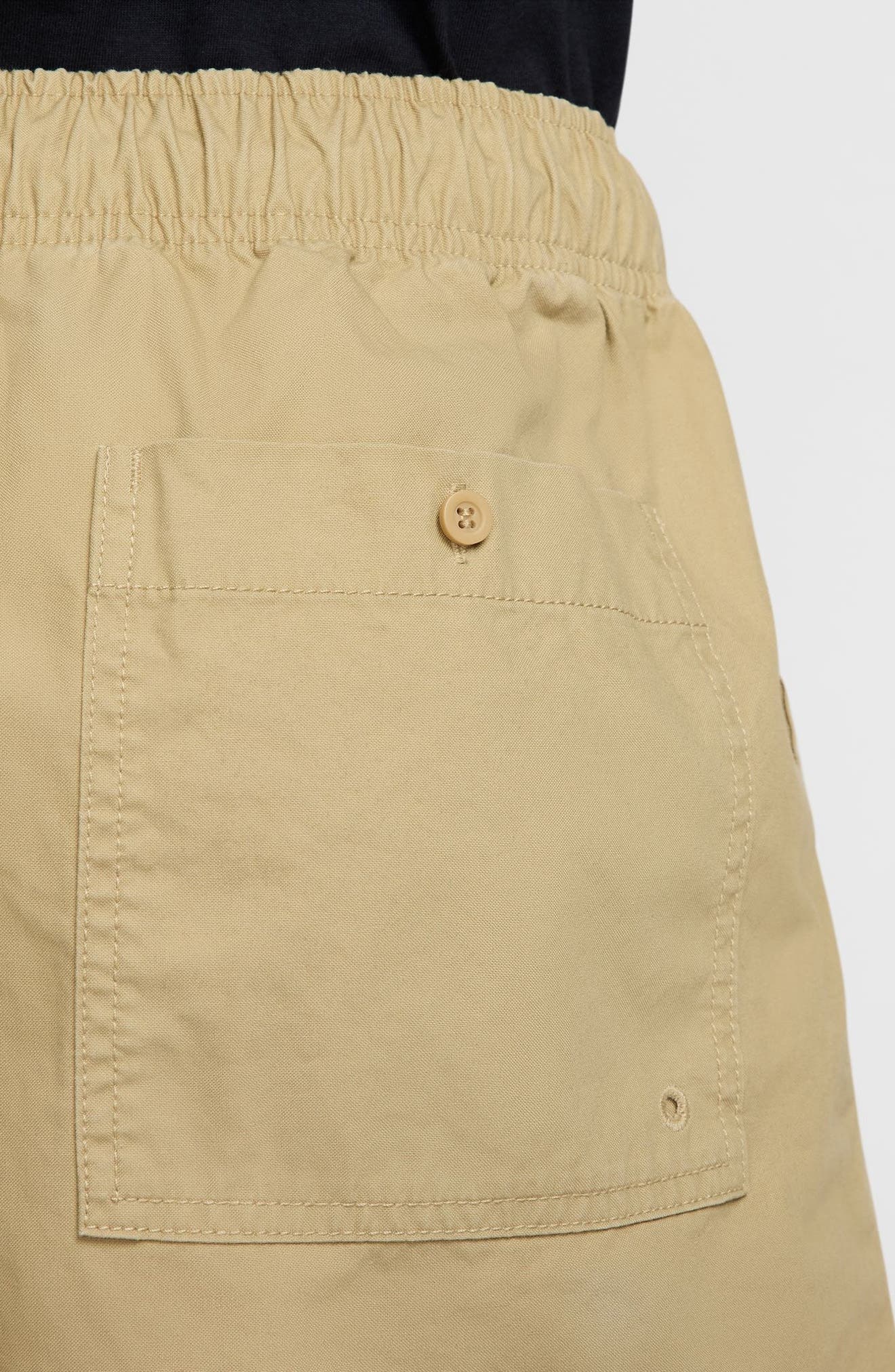 Nike Club Washed Flow Shorts in Parachute Beige at Nordstrom - 3