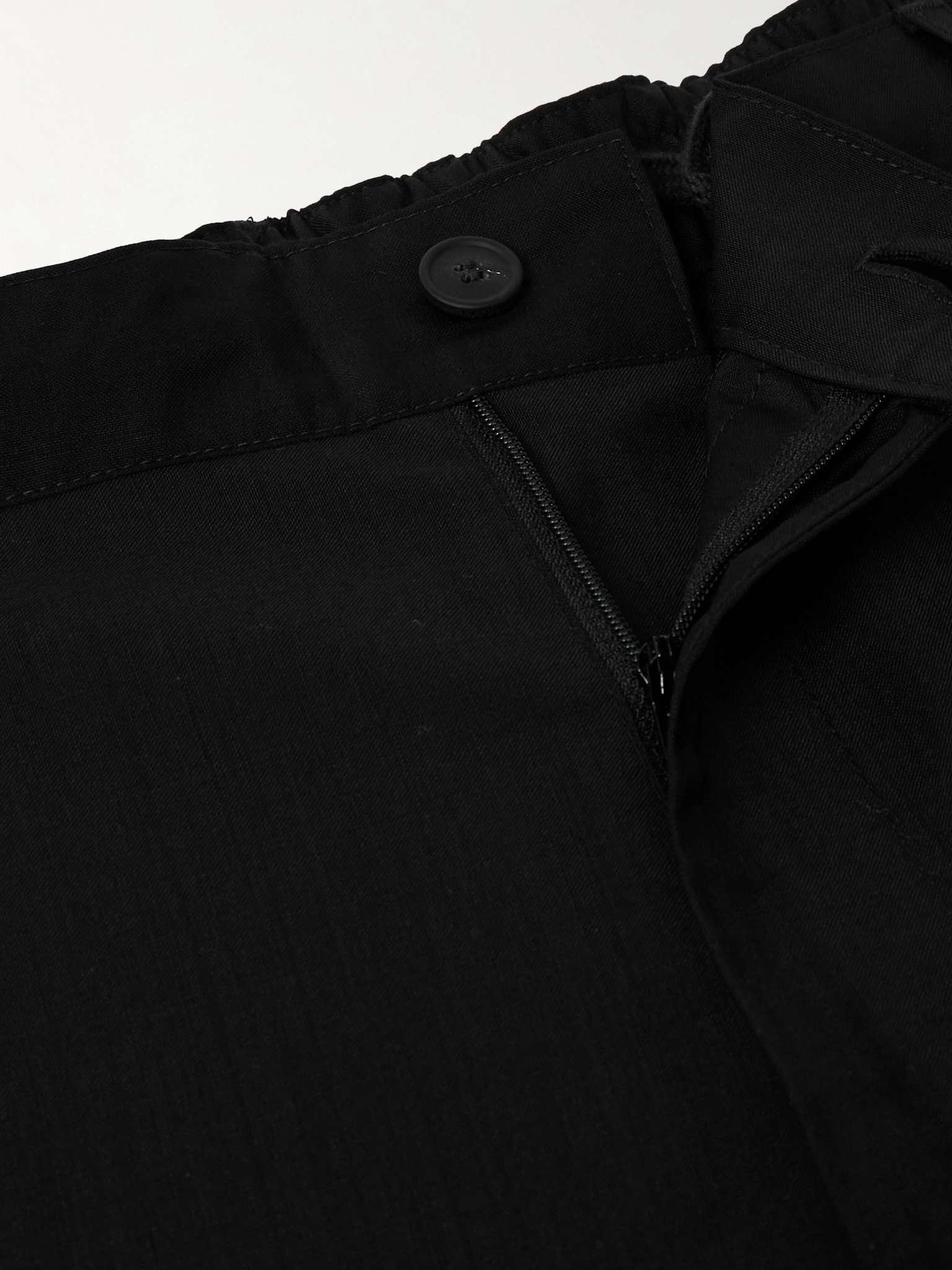 Tapered Pleated Wool Trousers - 3