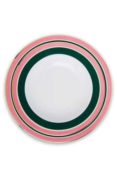 La DoubleJ Soup and Dinner Plates Set Of 2 - Rainbow Verde outlook