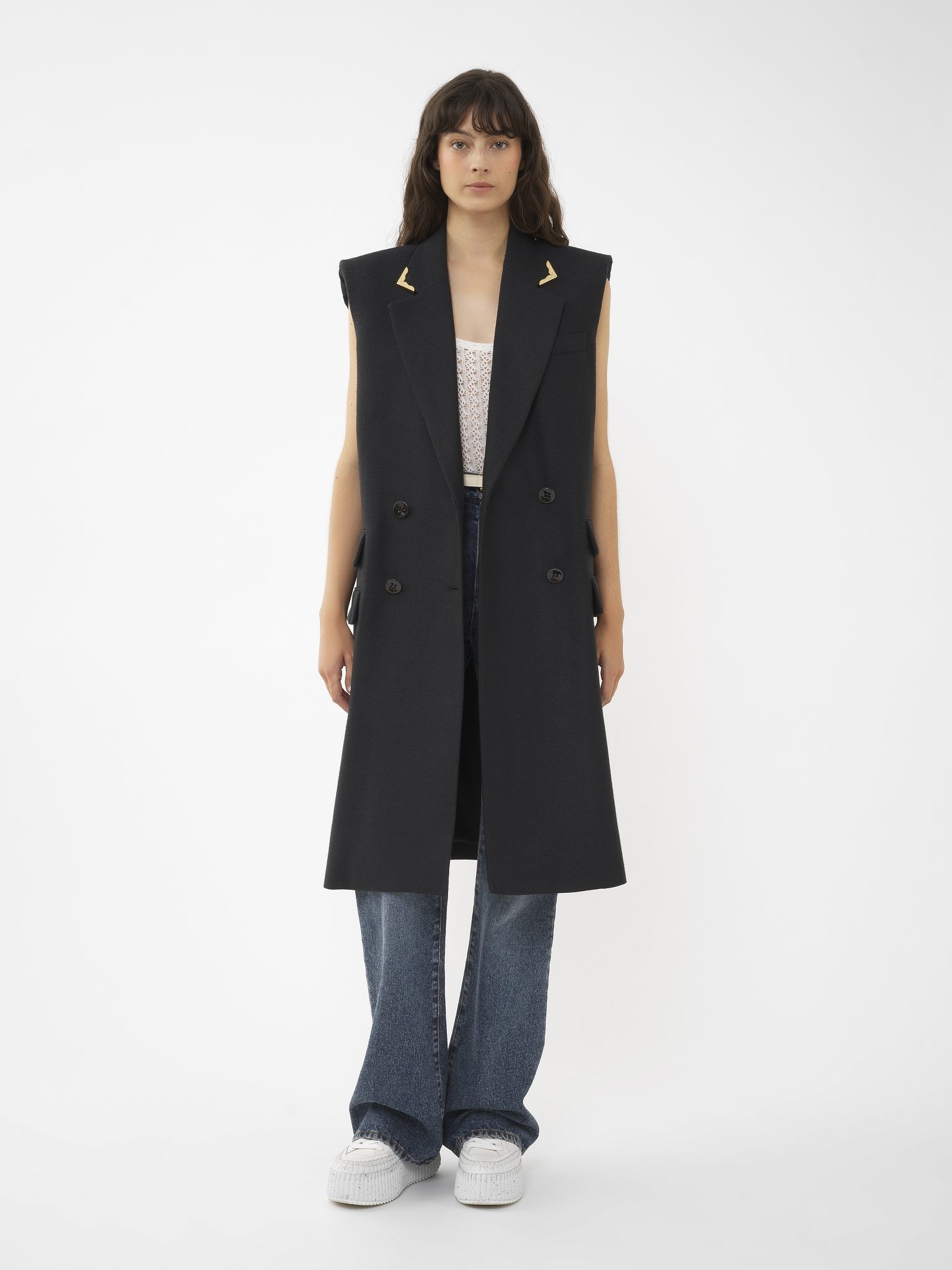 SLEEVELESS COAT - 3