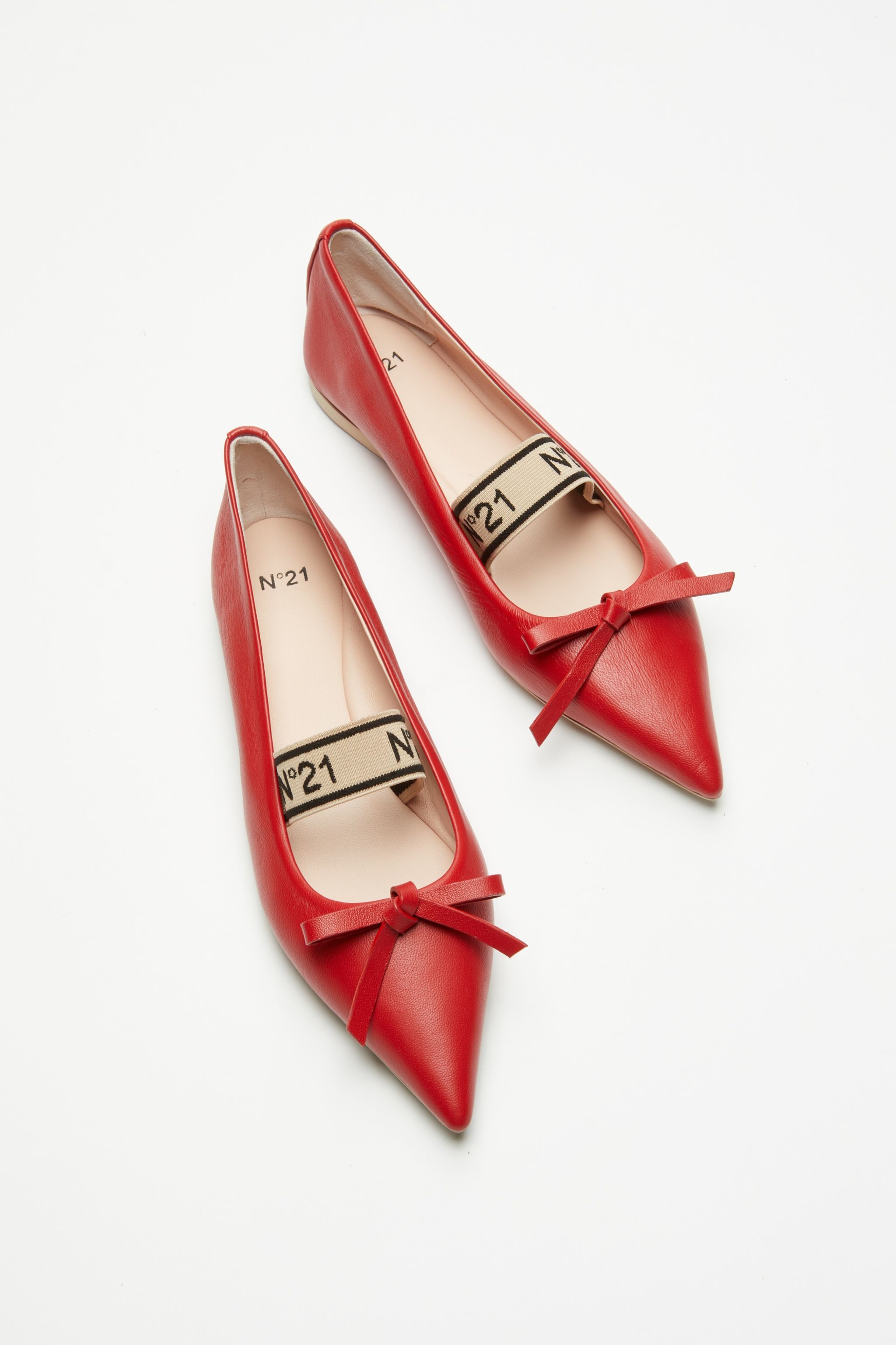 LEATHER BALLET PUMPS - 5