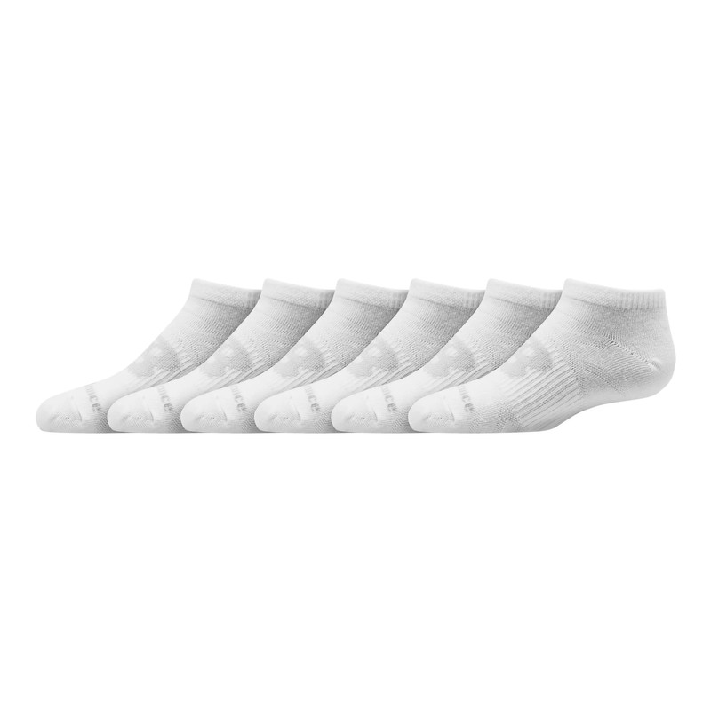 Kids Flat Knit No Show Socks 6 Pack 1
