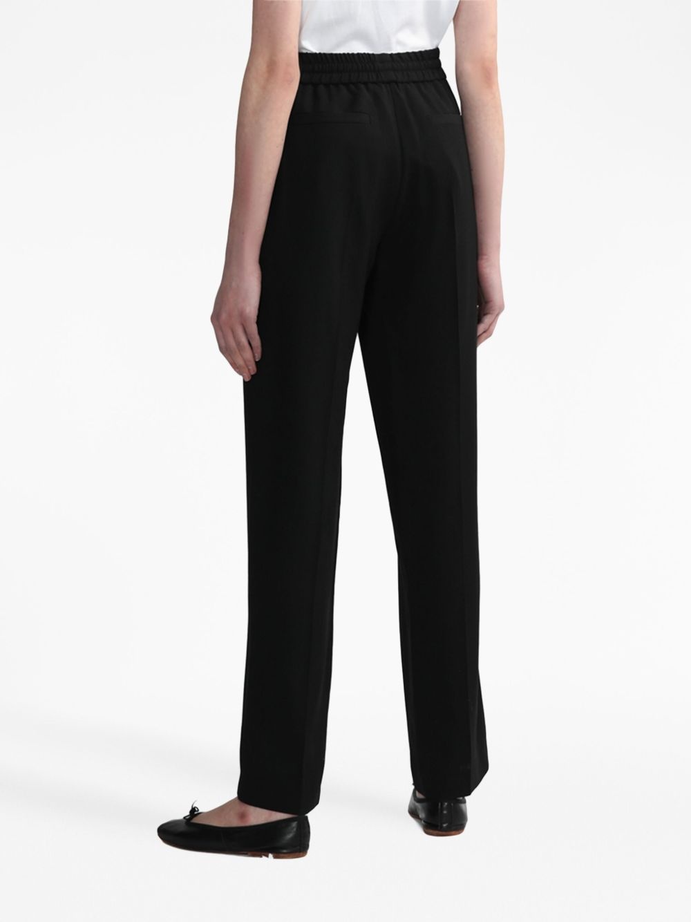 Aero pleat-detail straight-leg trousers - 4