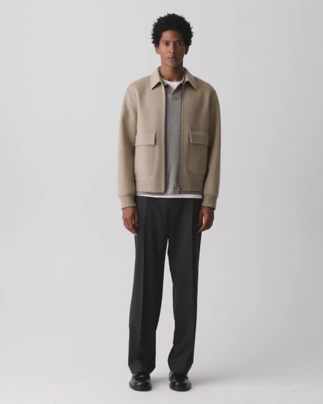 Sean Jacket in Double-Face Wool-Cashmere - 7