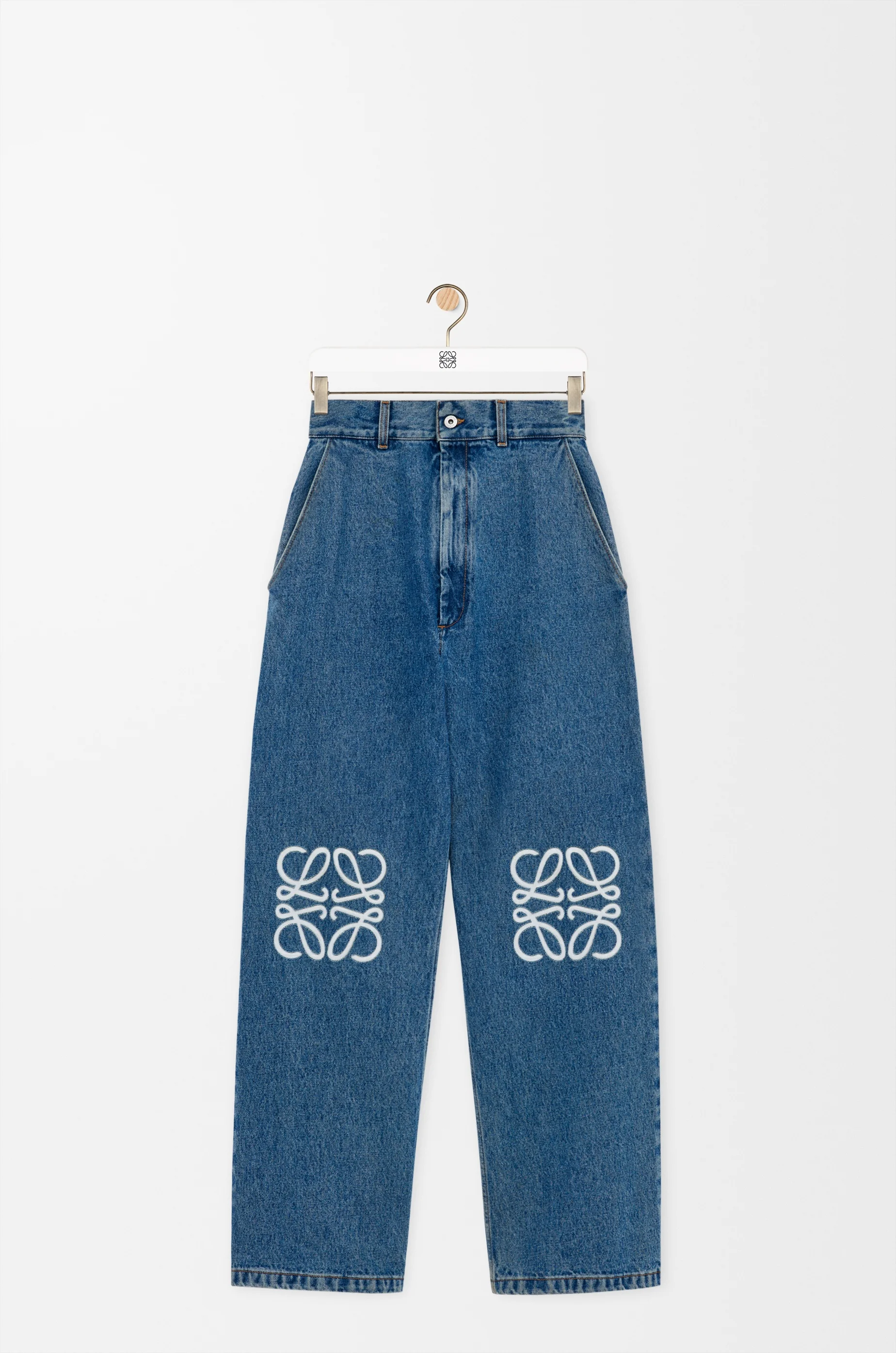 Anagram baggy jeans in denim - 1