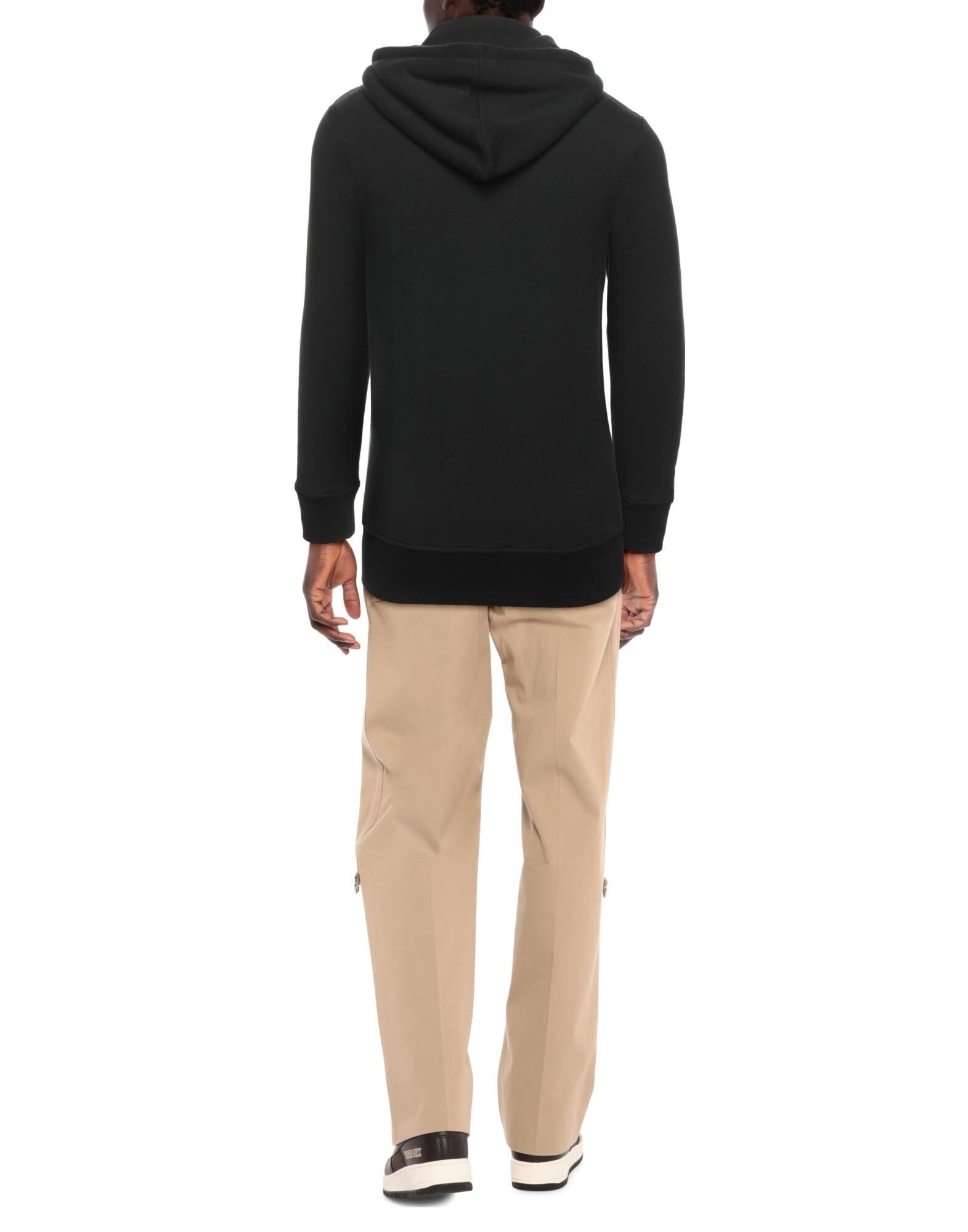 Black Men's Hooded Sweatshirt - 3