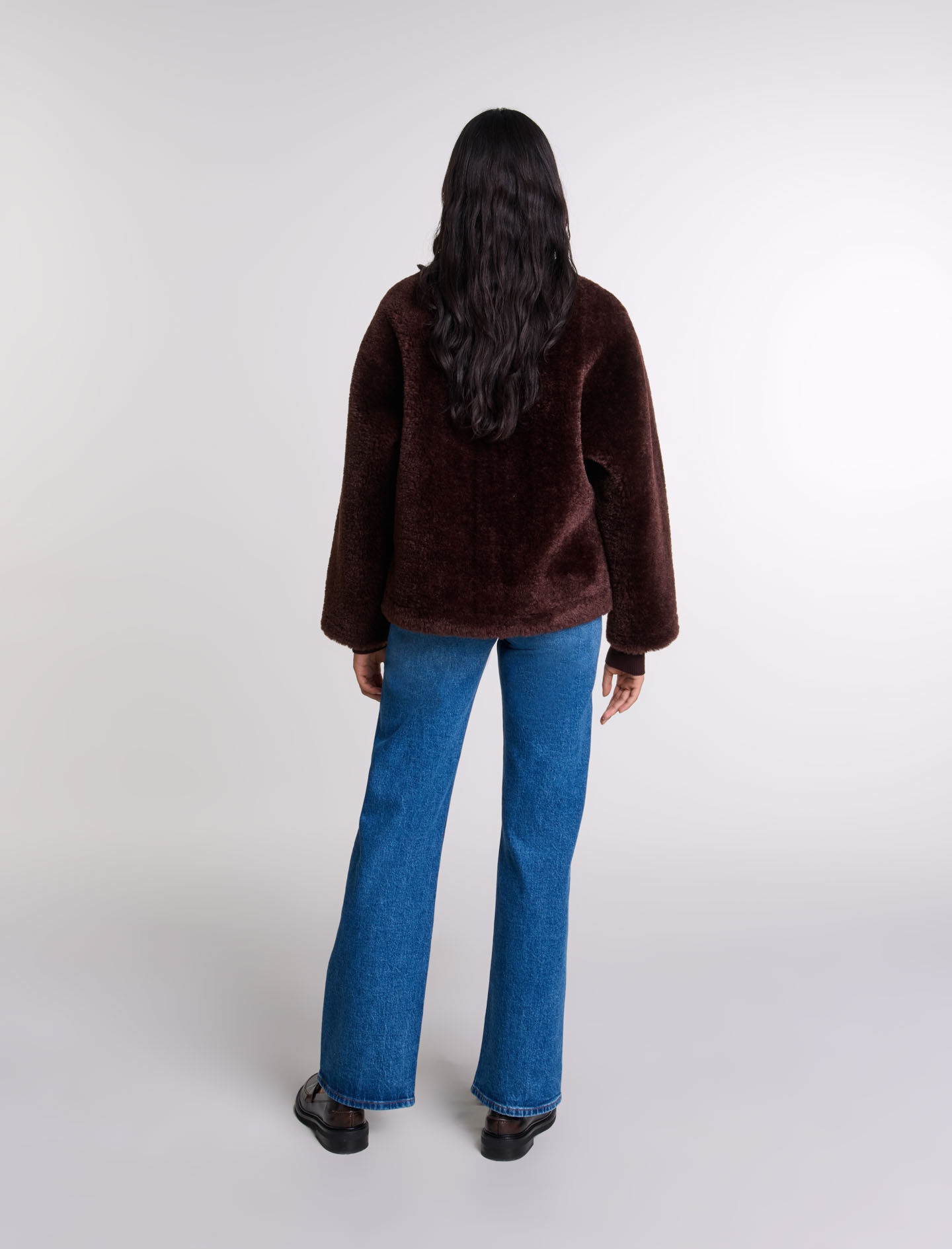 Short faux fur coat - 4
