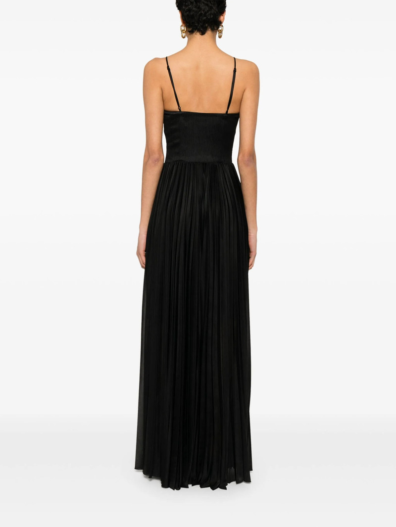 Bustier Pleated Maxi Dress 3
