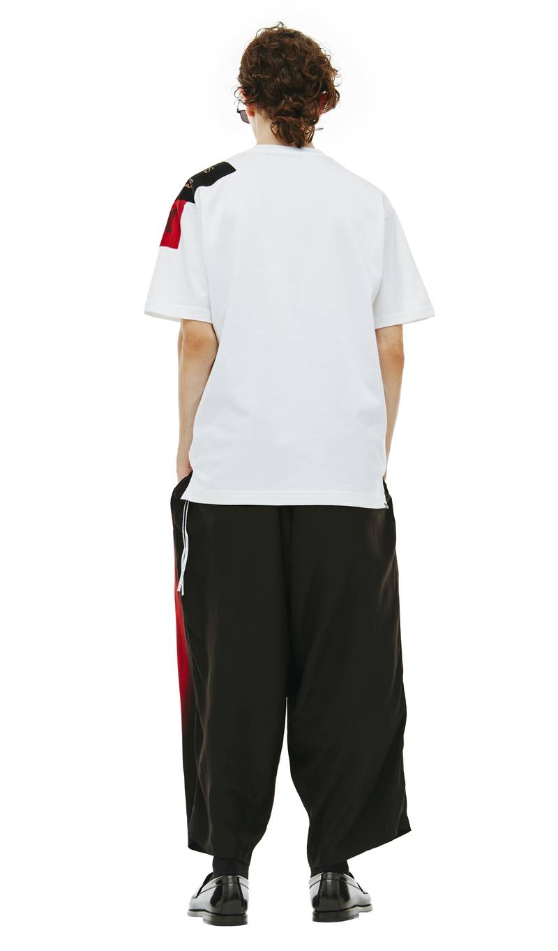 WHITE T-SHIRT WITH PATCHES 5