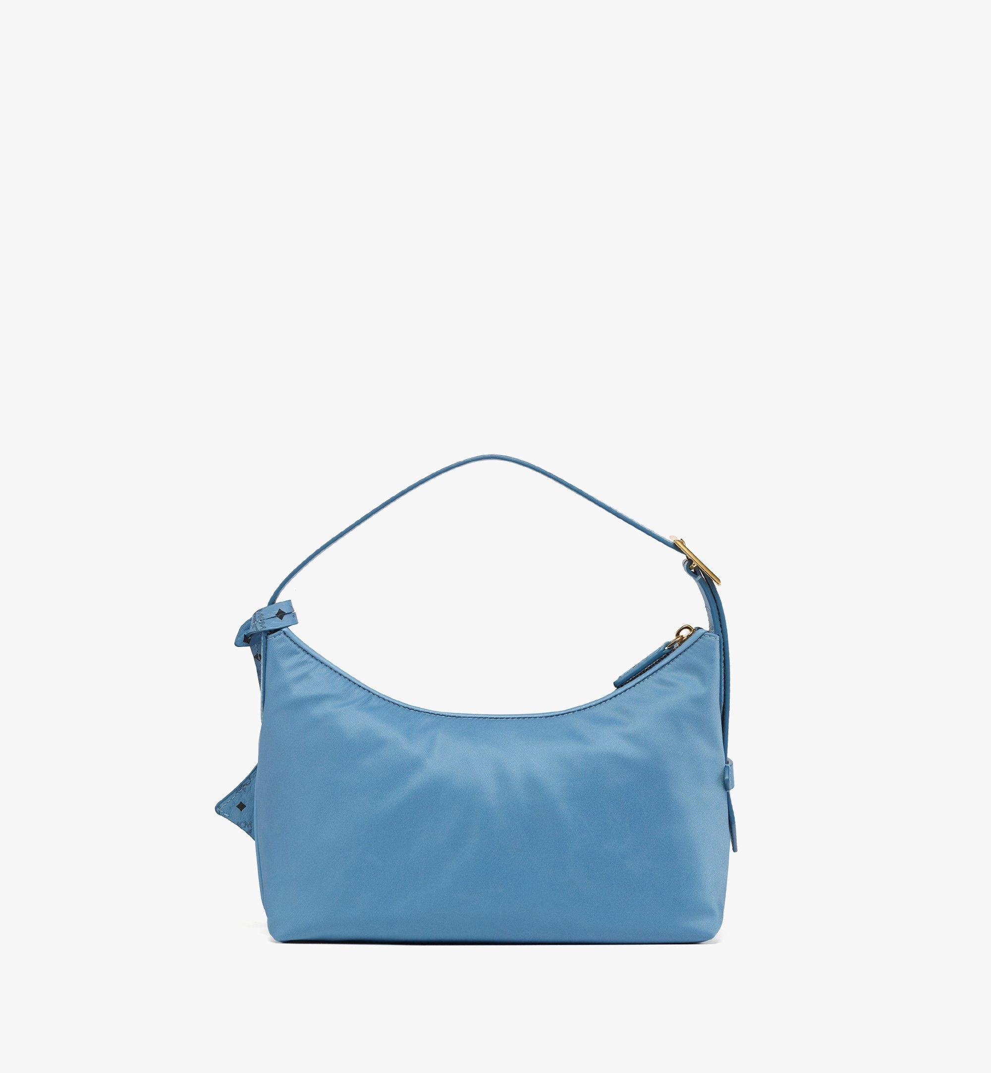 Aren Hobo in Recycled Nylon and Monogram Print Leather - 4