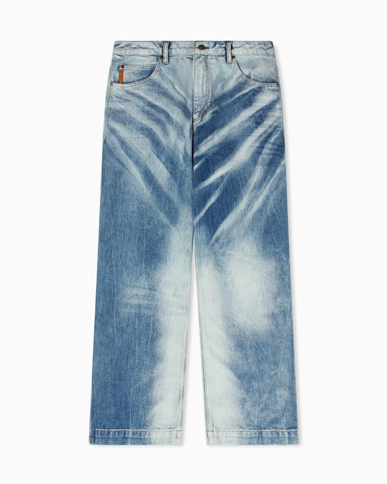 ARMANI JEANS WIDE-LEG DENIM JEANS - 1