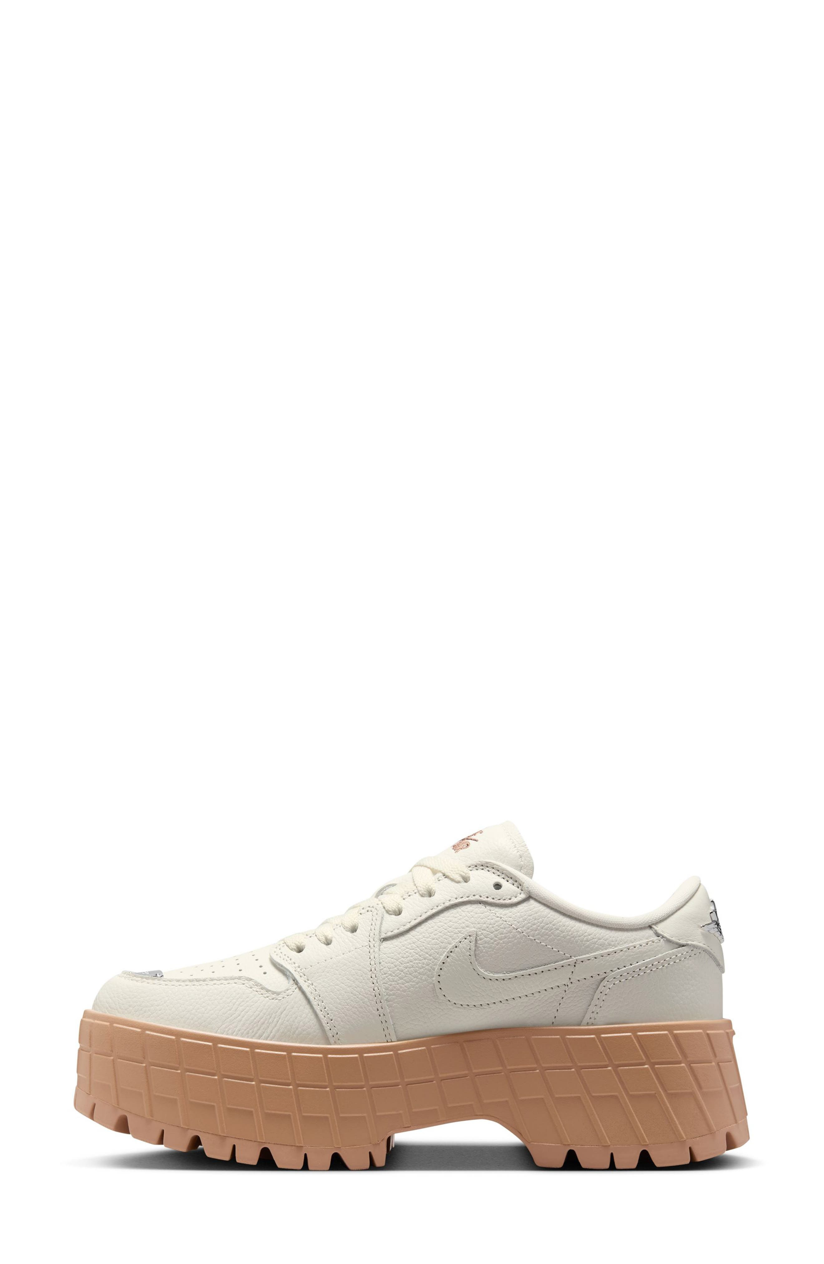 Air Jordan 1 Brooklyn Platform Sneaker in 101 Sail/m Silv at Nordstrom - 6
