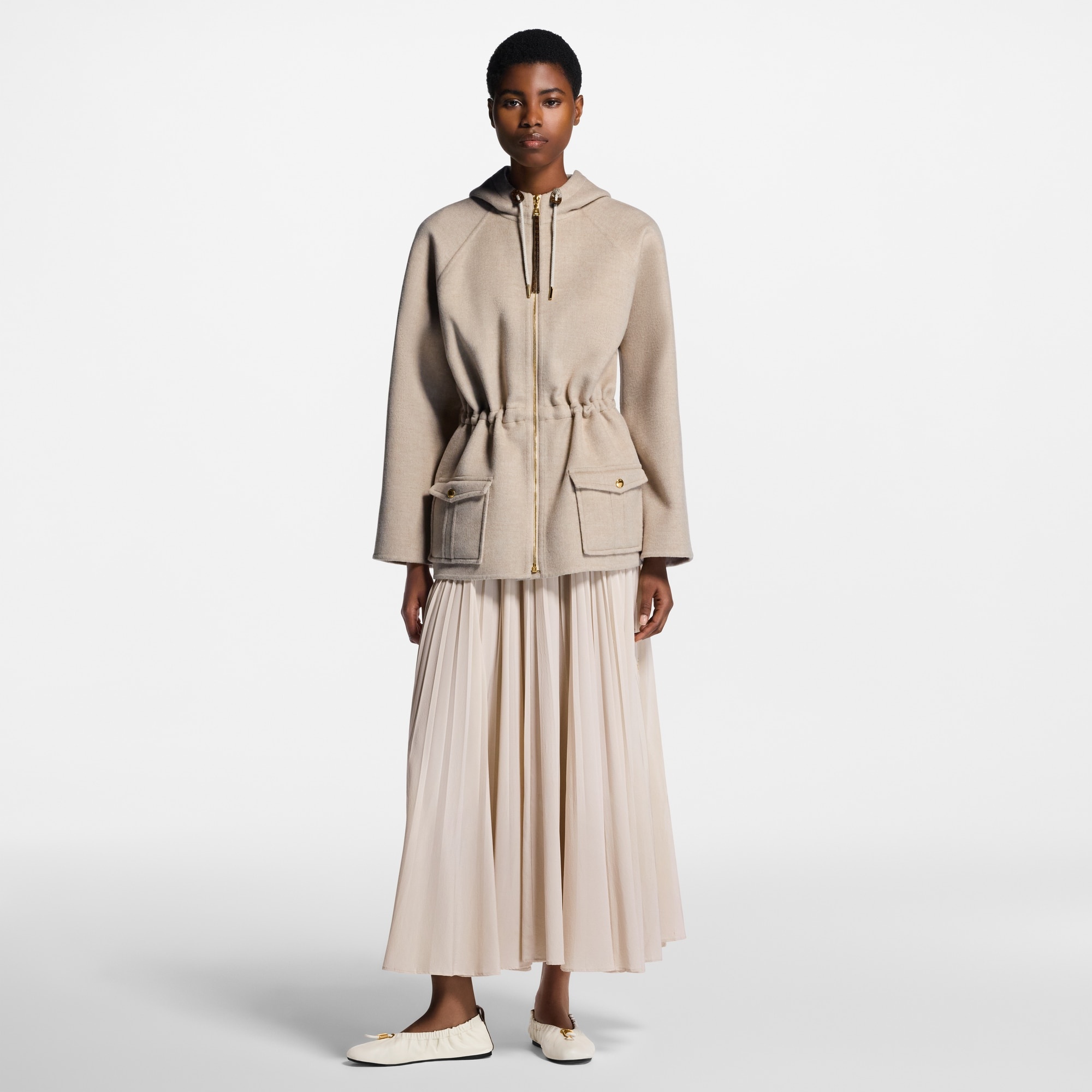 Double Face Hooded Parka - 6