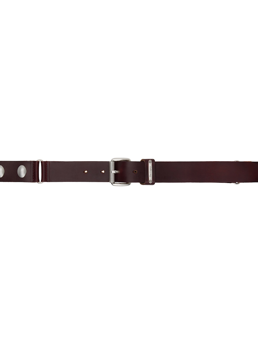 Burgundy Gadget Belt - 1