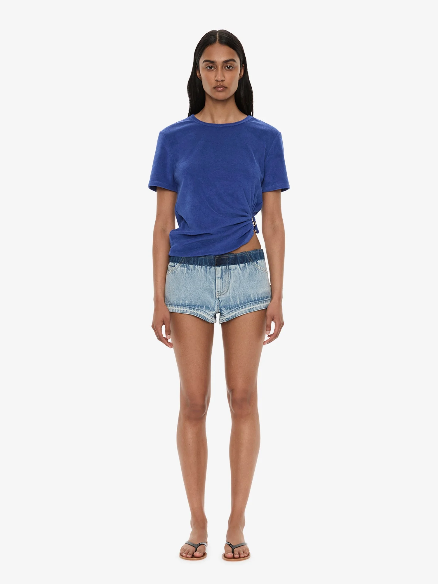 Reconstruct Denim Micro Short - 1