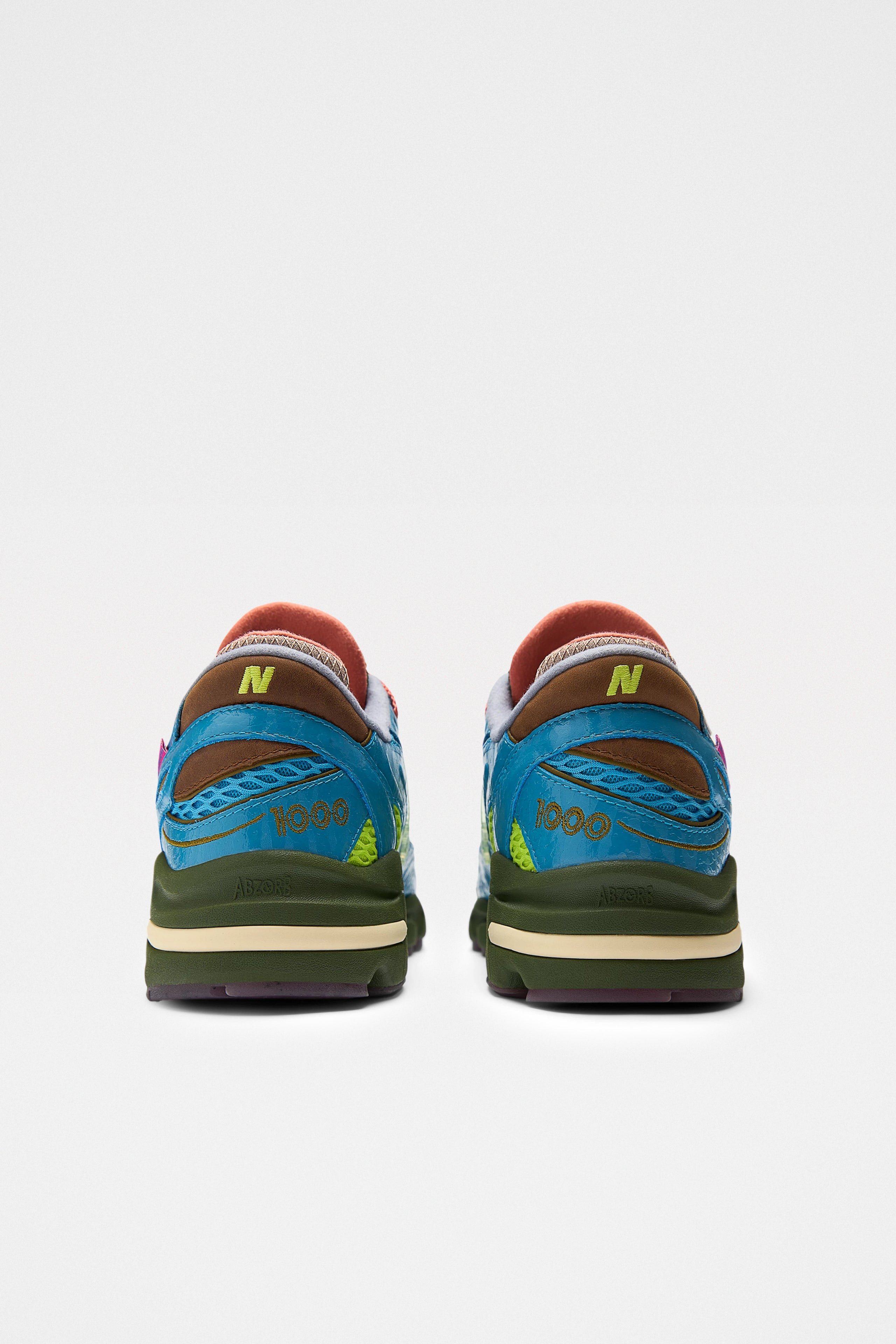 NEW BALANCE X SALEHE BEMBURY 1000 BLUE / DOUGLAS FIR - 5