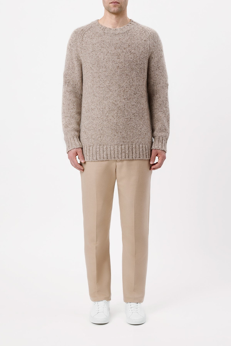 GABRIELA HEARST Sebastian Pant in Camel Winter Silk outlook