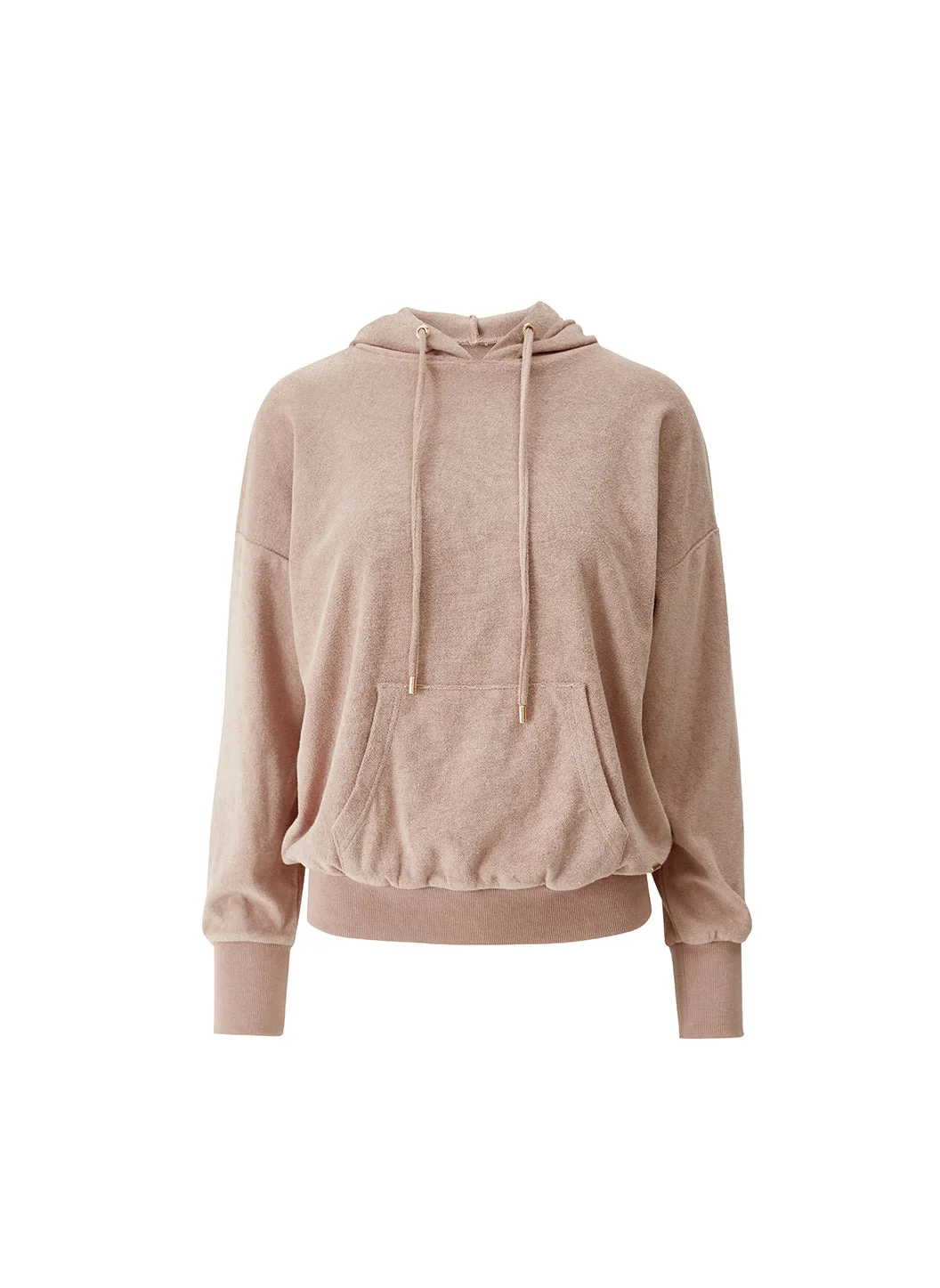 NORA ALMOND HOODIE - 1