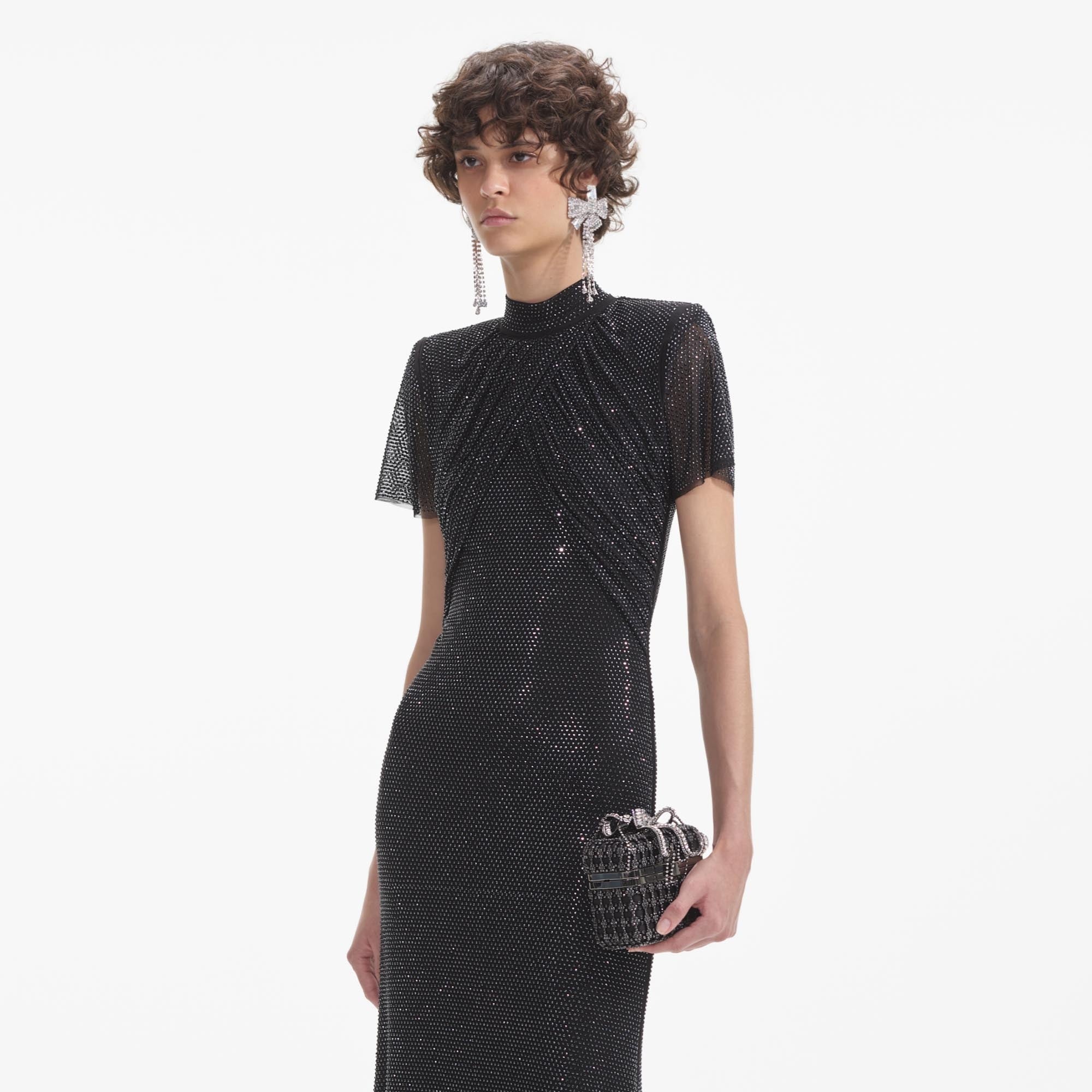 Black Crystal Vanity Case - 6
