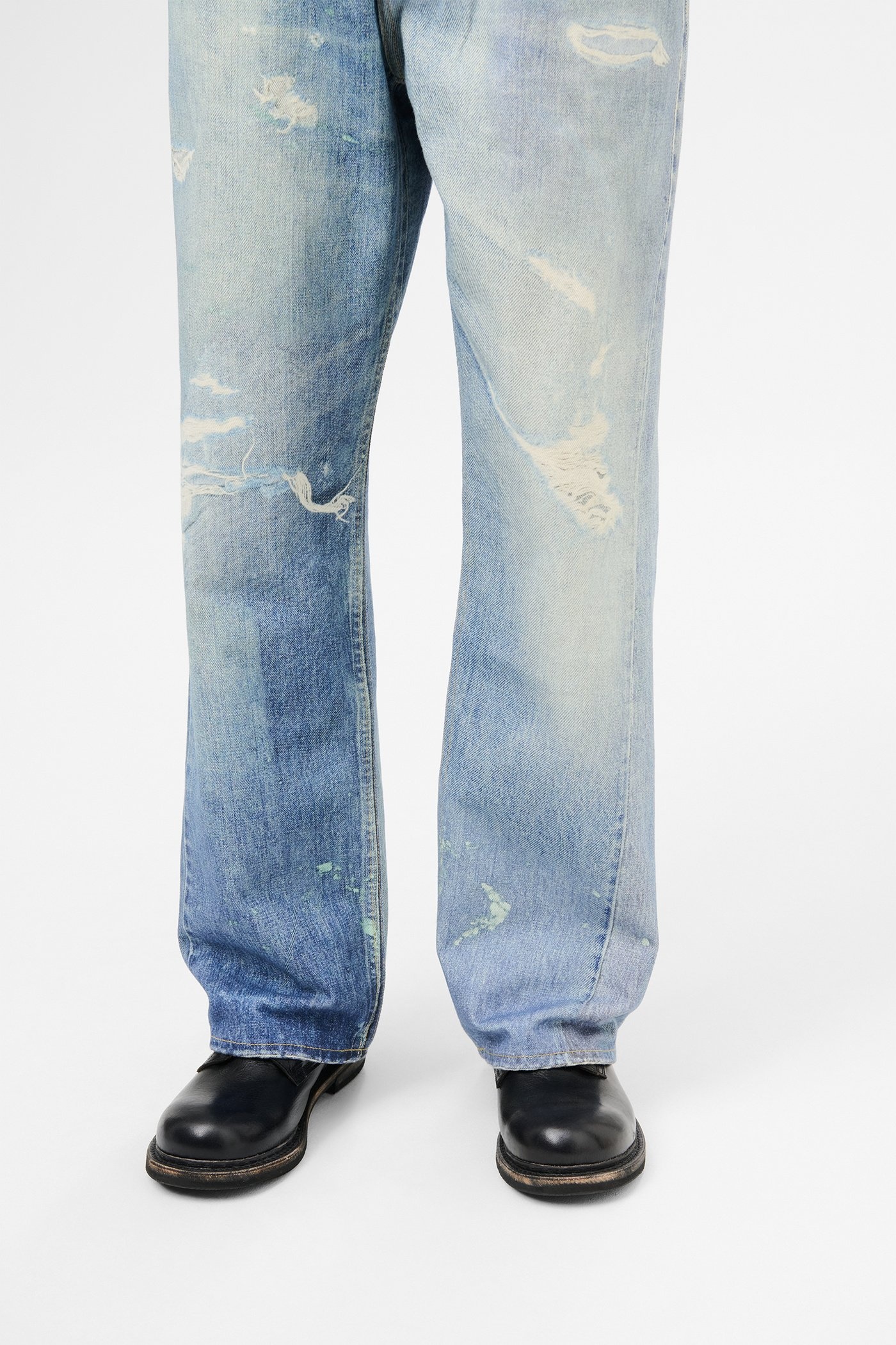 Third Cut Digital Denim Print - 6