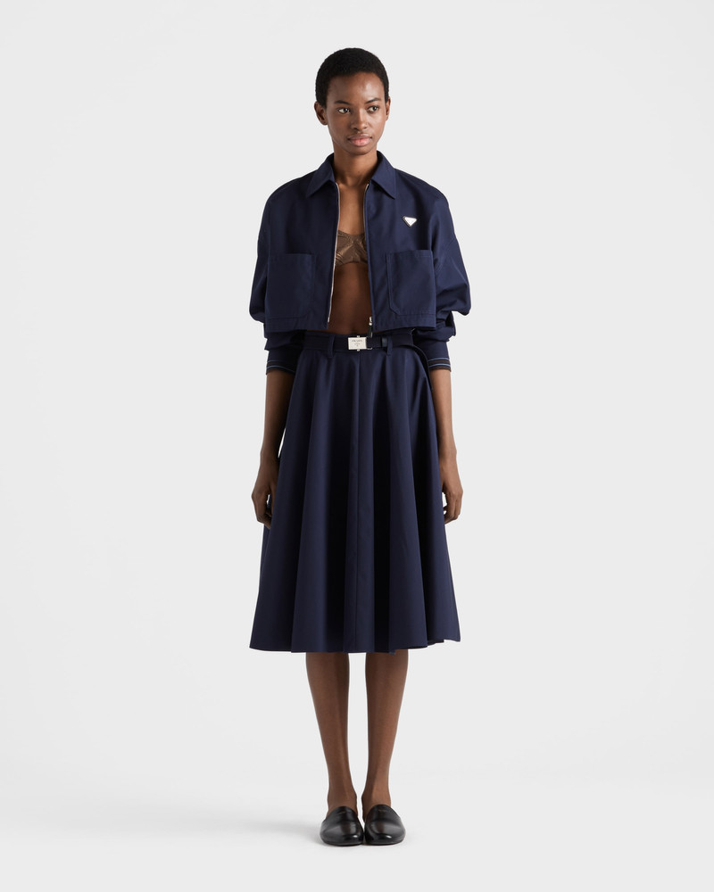 Prada Poplin midi-skirt outlook