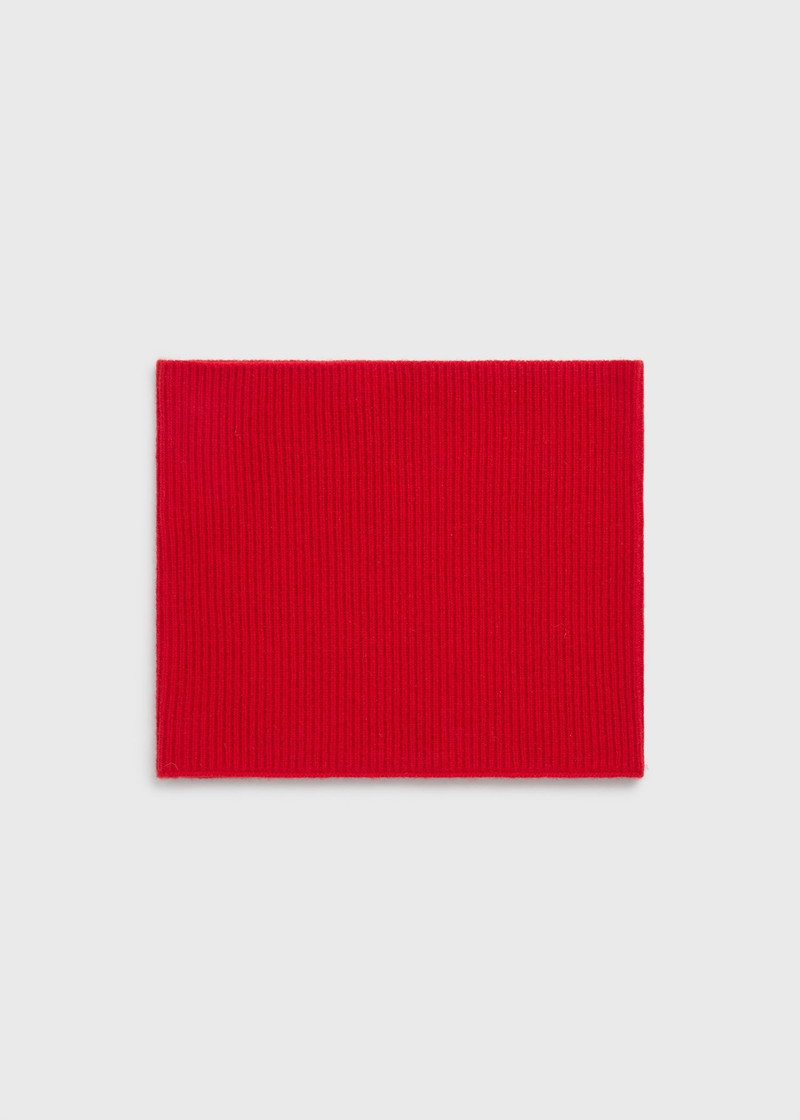 Cashmere neck warmer poppy 5